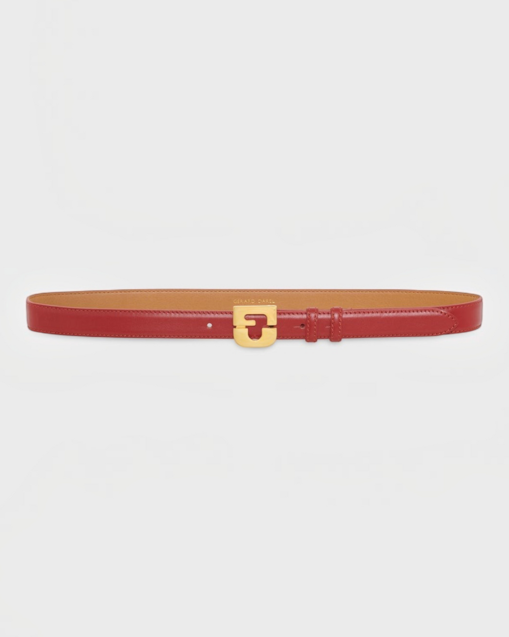 Gerard Darel - Le Lauren Signature Leather Belt - Red