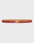 Gerard Darel - Le Lauren Signature Leather Belt - Red