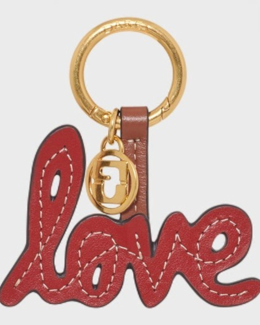 Gerard Darel - Charm En Cuir Love - Rouge