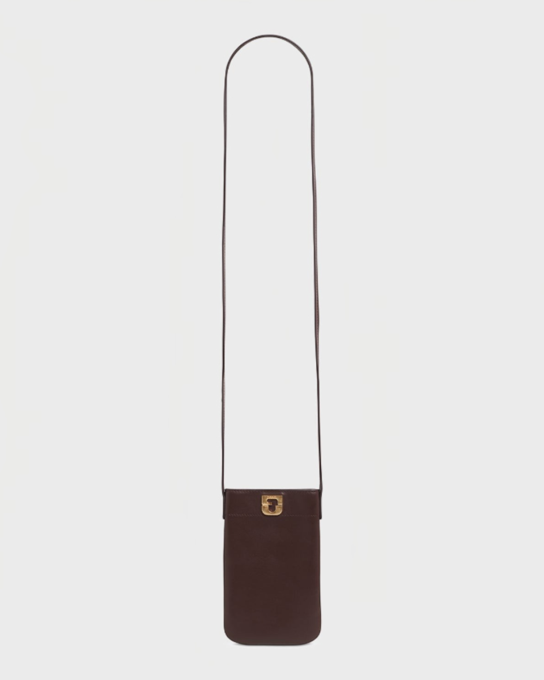 Gerard Darel - Porte Téléphone En Cuir Ladyphone - Marron
