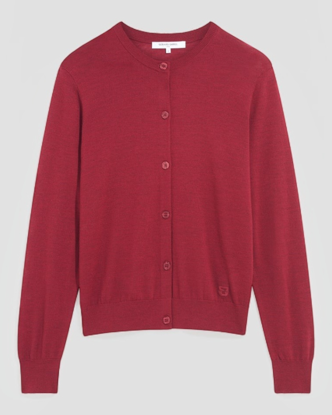 Gerard Darel - Rene Fine Wool Vest - Red