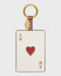 Gerard Darel - Ace of Hearts Leather Charm - Red
