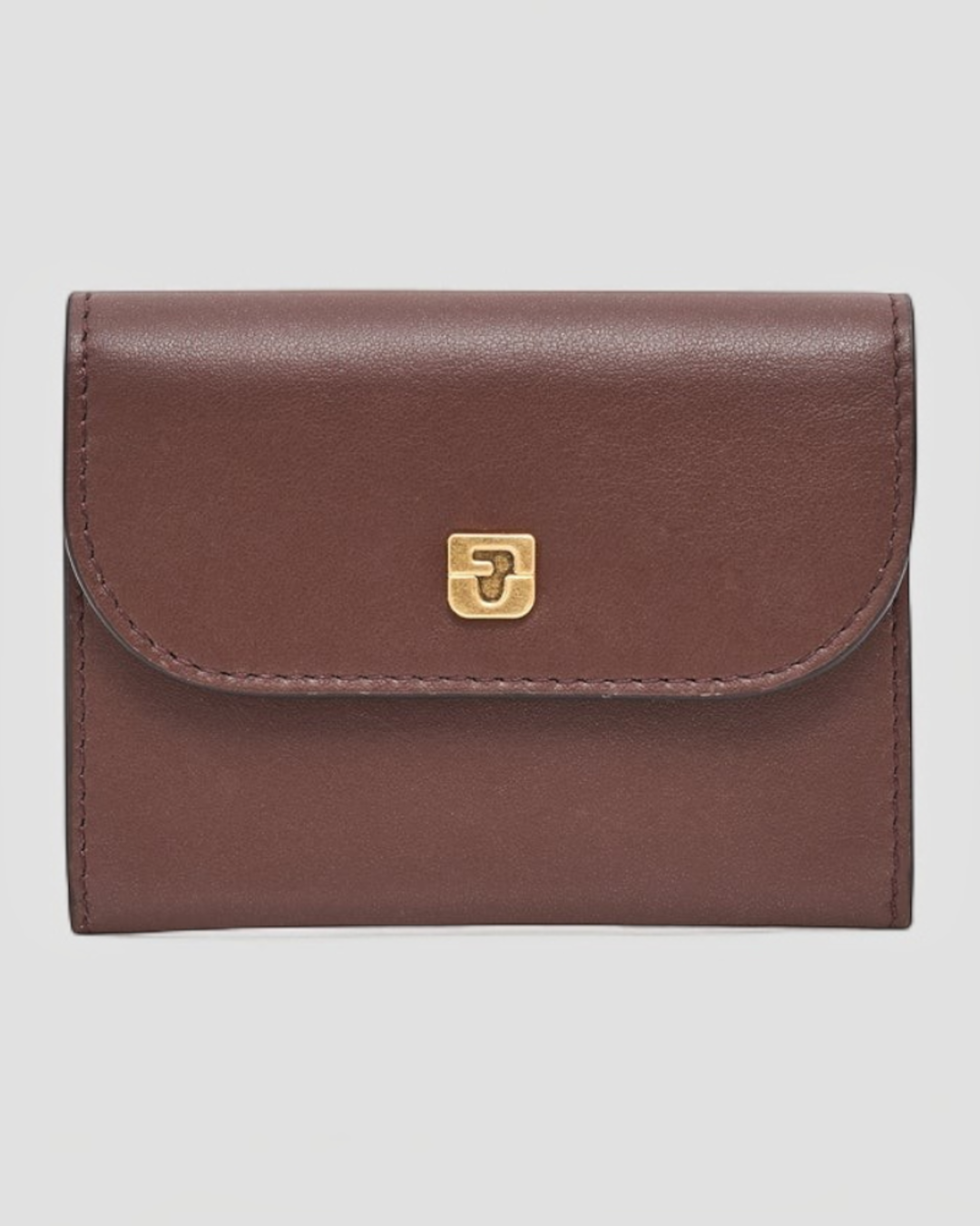 Gerard Darel - Mini Portefeuille En Cuir Xs - Marron