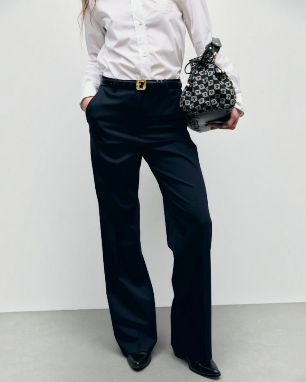 Gerard Darel - Pantalon Droit De Tailleur Megan - Marine
