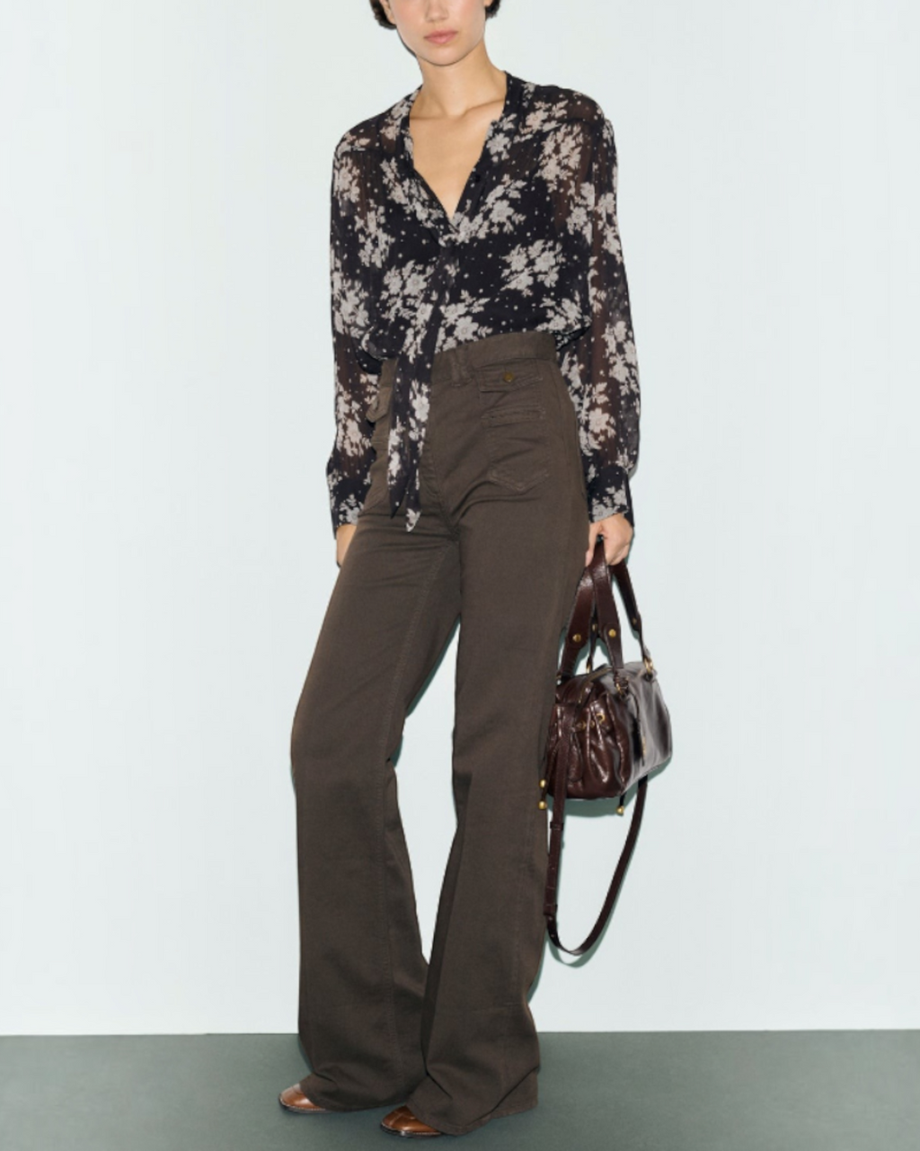 Gerard Darel - Anna flared jeans - Brown