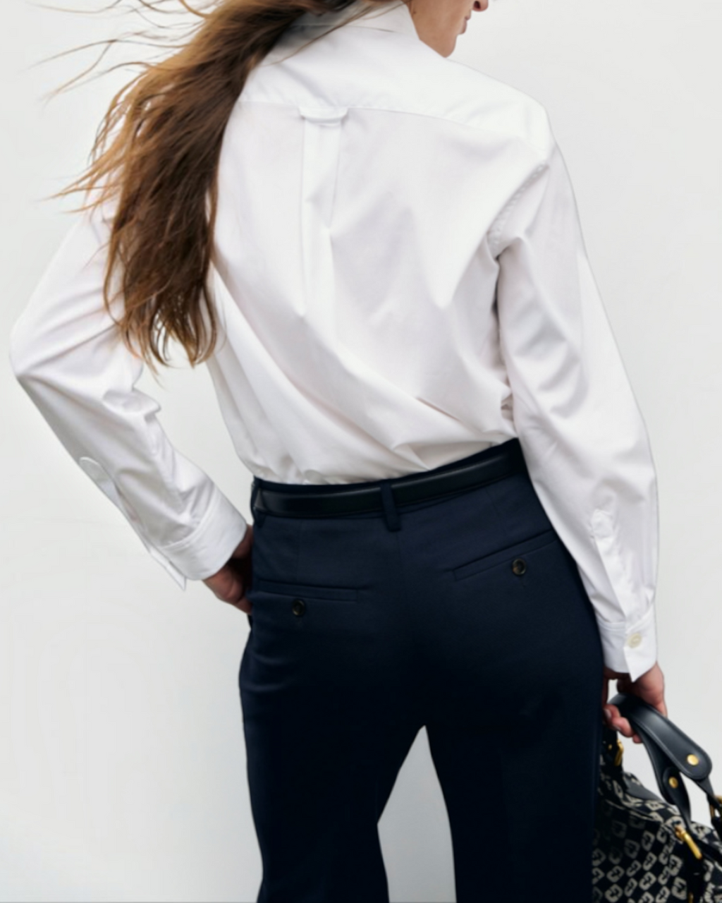 Gerard Darel - Chemise En Popeline À Blason Luma - Blanc