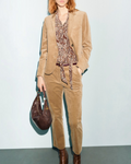 Gerard Darel - Mysa Straight Ribbed Velvet Trousers - Yellow