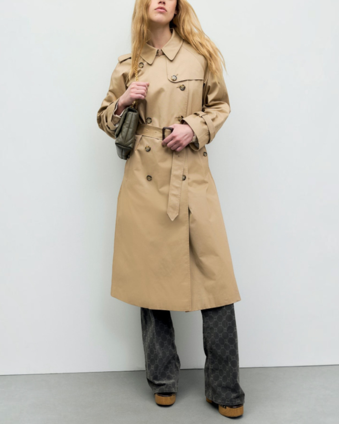 Gerard Darel - Long Serge Trench - Beige
