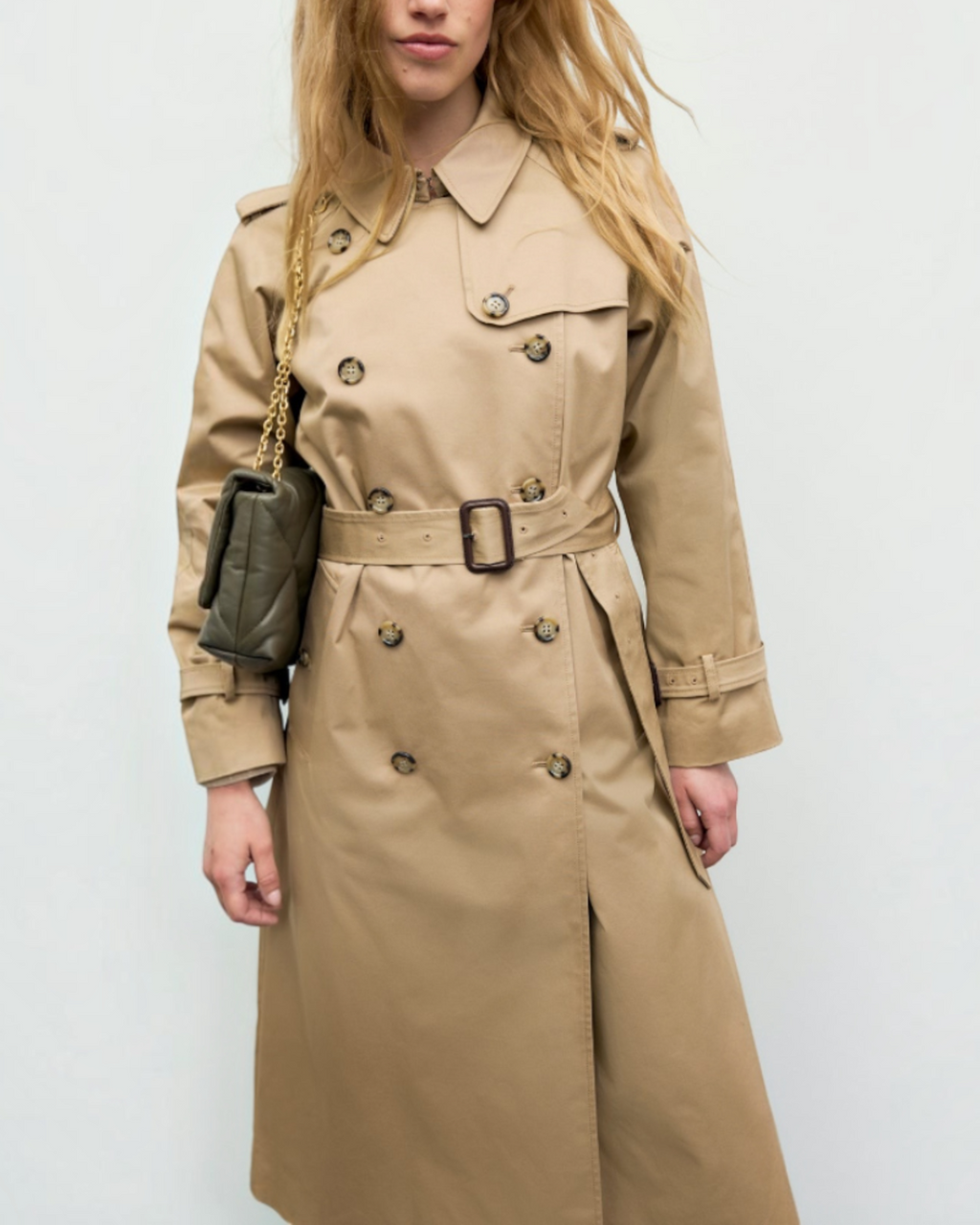 Gerard Darel - Long Serge Trench - Beige