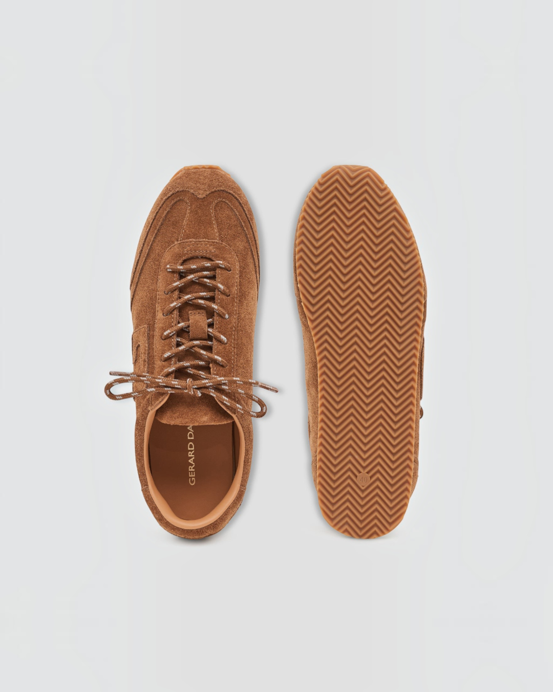 Gerard Darel - Sneakers En Cuir Velours Mady - Marron