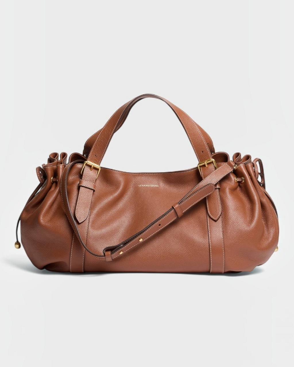 Gerard Darel - Sac À Main En Cuir Grainé Premium Le 24H - Tan