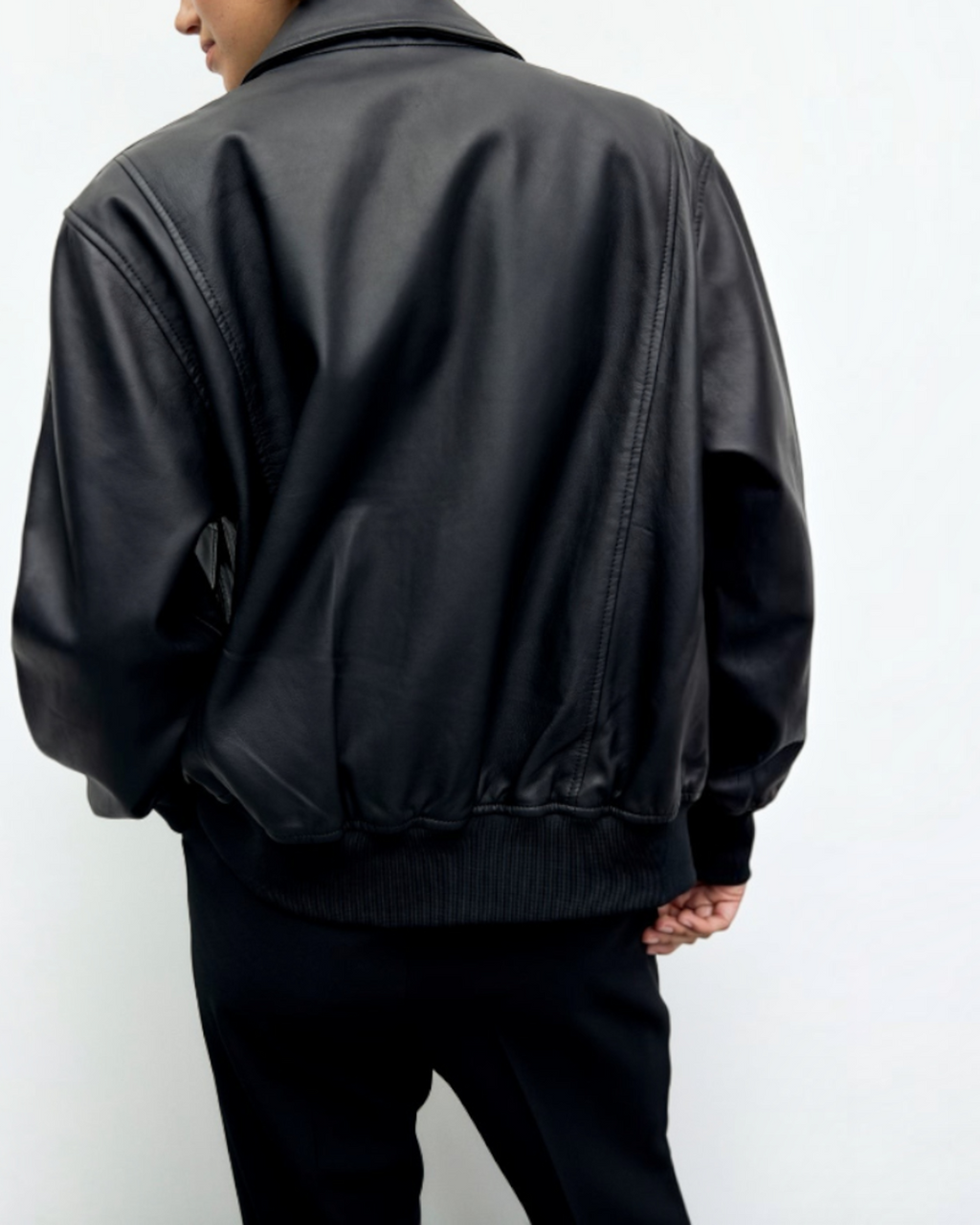 Gerard Darel - Nima Loose Leather Jacket - Black