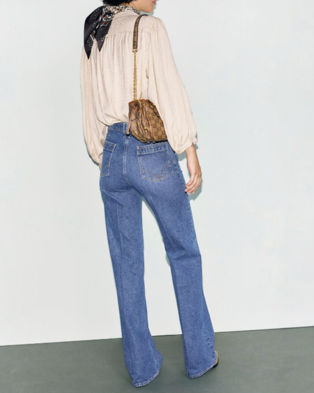 Gerard Darel - Flare Jeans With Anna Patches - Blue
