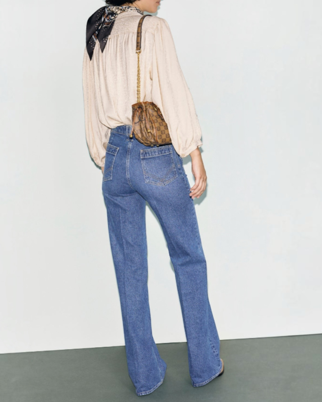 Gerard Darel - Flare Jeans With Anna Patches - Blue