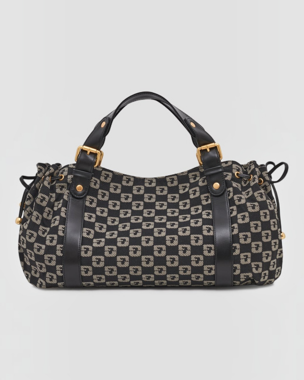Gerard Darel - Sac À Main En Toile Jacquard 24H - Noir