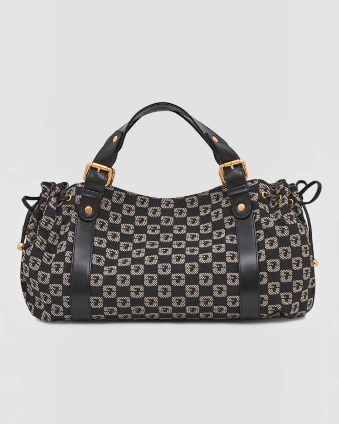 Gerard Darel - Sac À Main En Toile Jacquard 24H - Noir