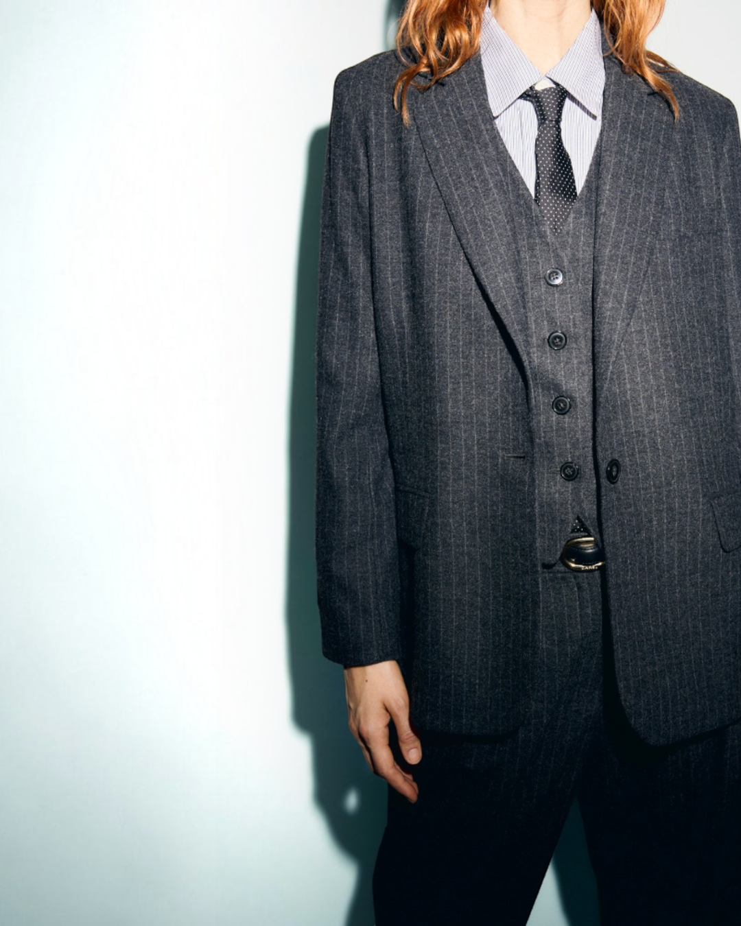 Gerard Darel - Veste En Flanelle Rayée Justy - Gris