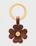 Gerard Darel - Charm En Cuir Trefle - Tan & Marron