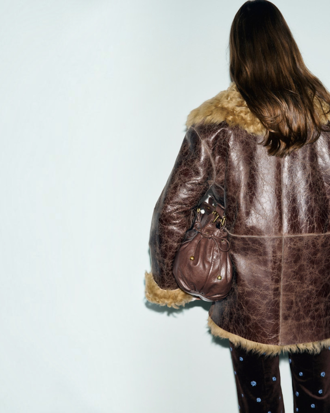 Gerard Darel - Akadar Patinated Leather Shearling - Brown