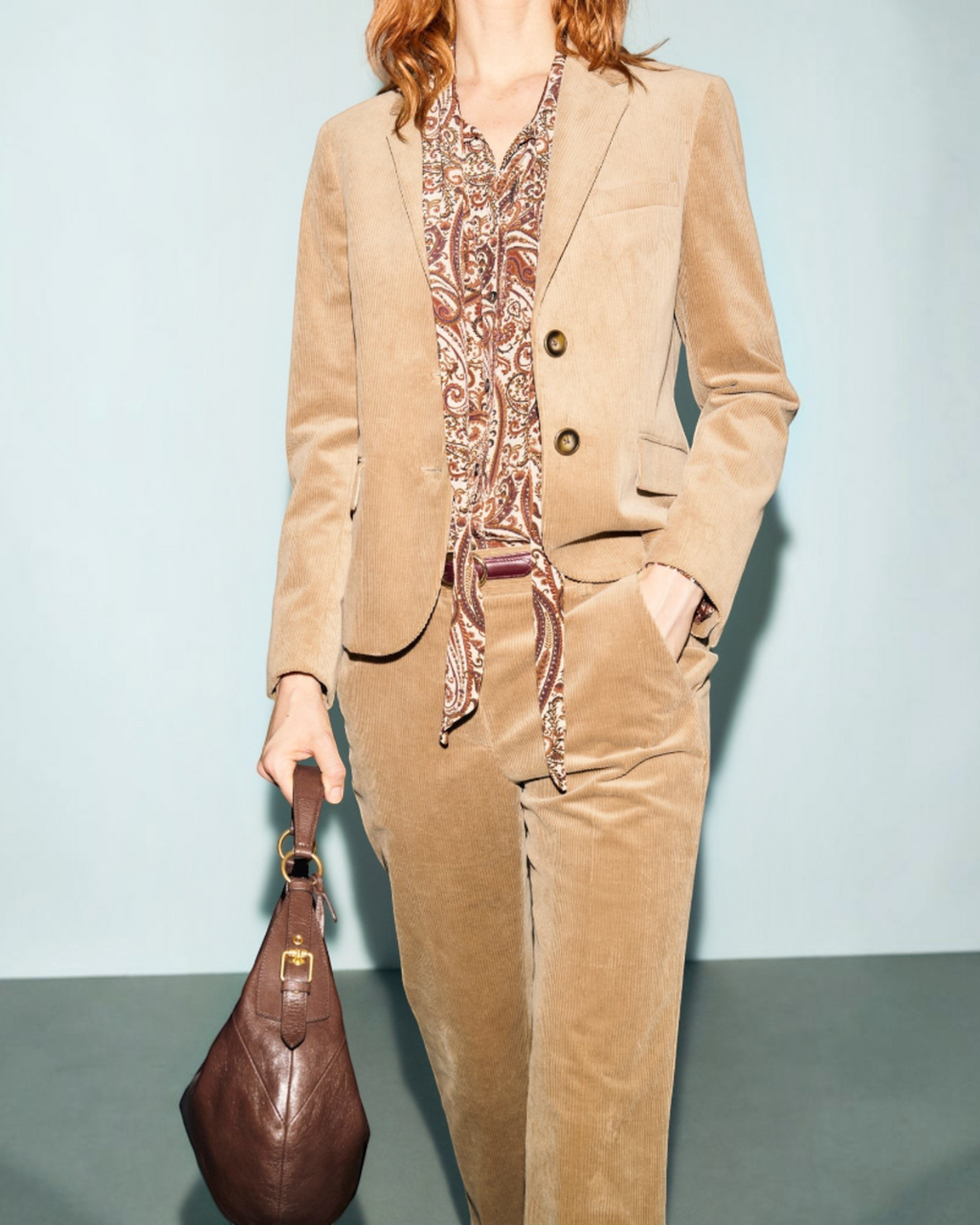 Gerard Darel - Jelani Corduroy Jacket - Yellow
