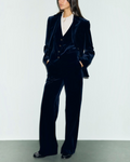 Gerard Darel - Jae Ras Velvet Suit Vest - Navy