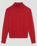 Gerard Darel - Rosaire Merino Wool Turtleneck Sweater - Red