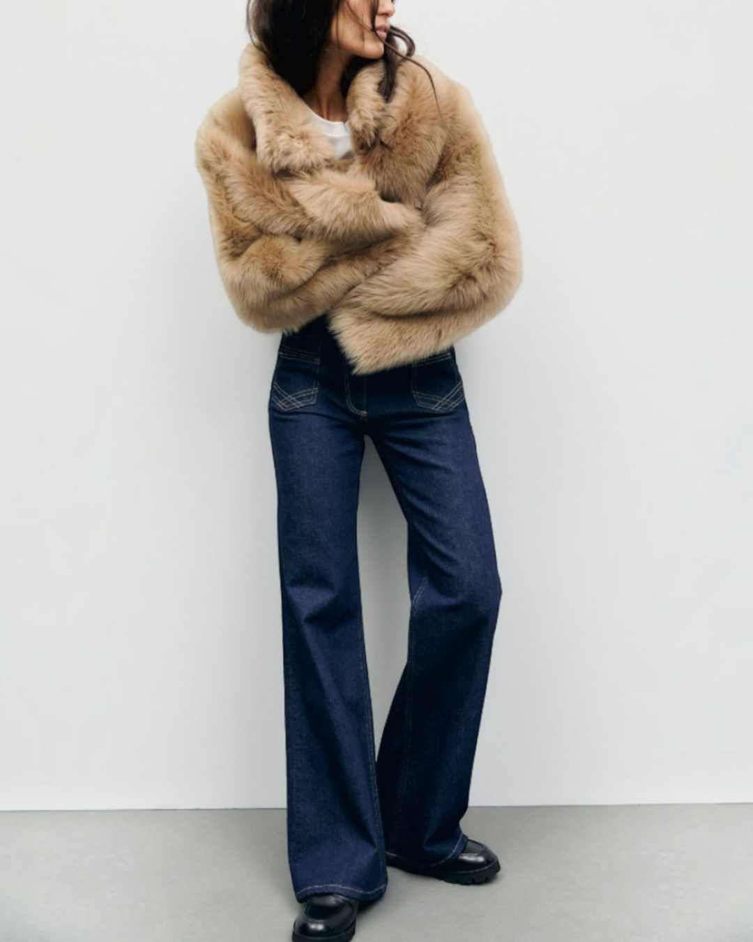 Gerard Darel - Faye Short Hair Shearling - Brown