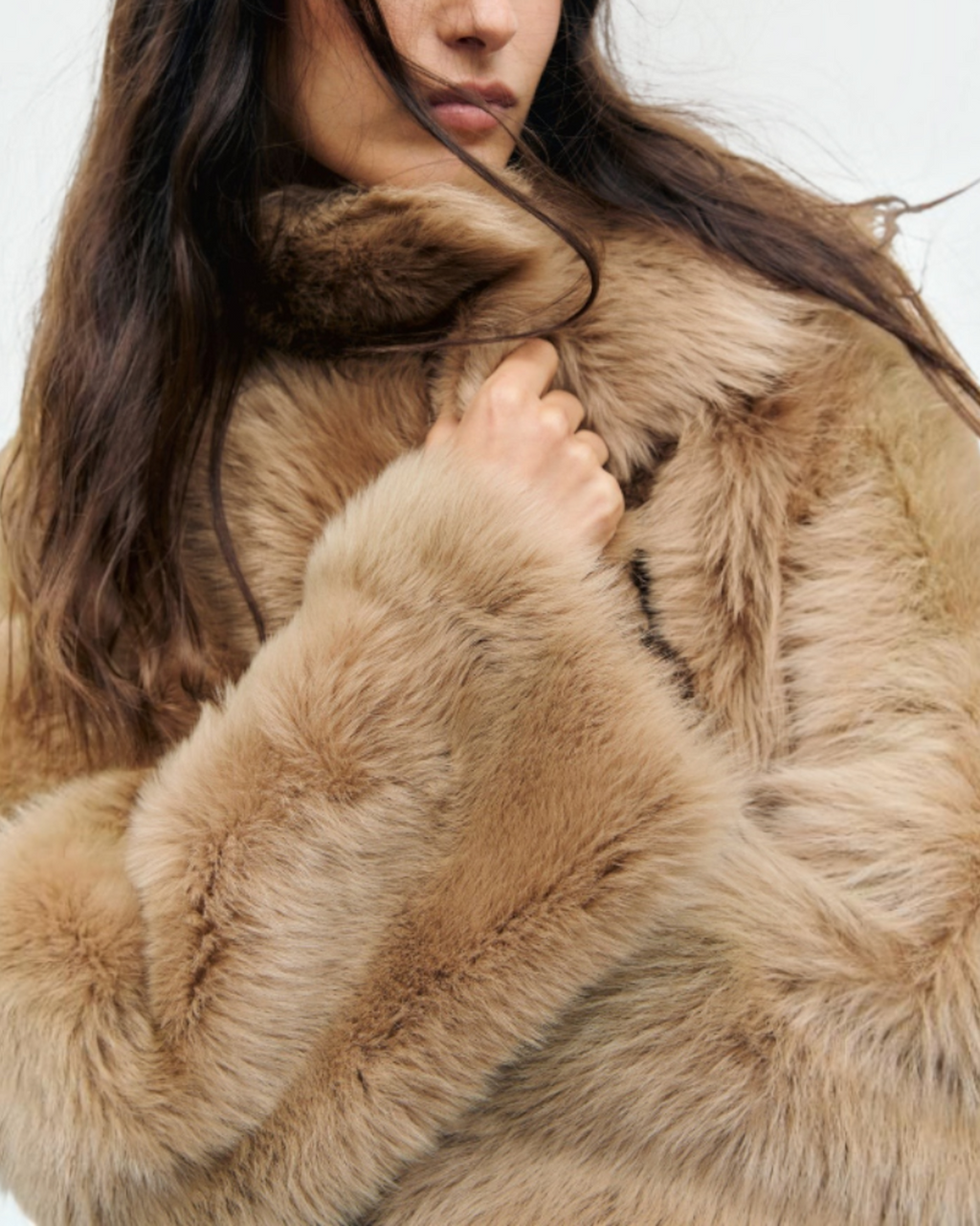 Gerard Darel - Faye Short Hair Shearling - Brown