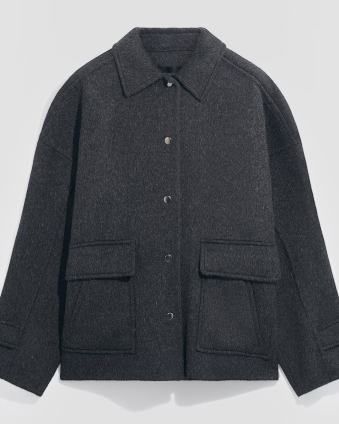 Gerard Darel - Asti Double Face Wool Jacket - Grey