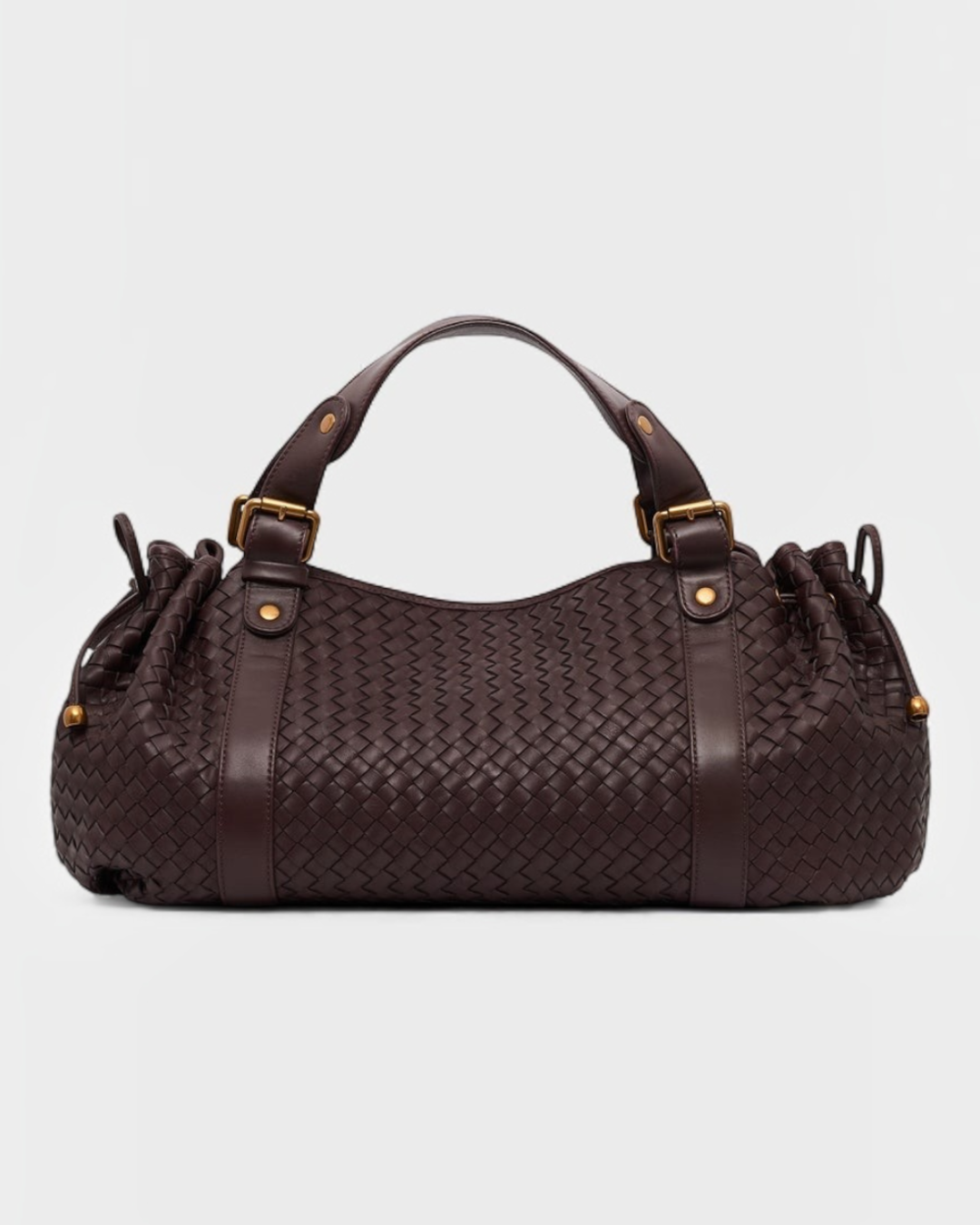 Gerard Darel - Sac À Main En Cuir Tressé 24H - Bordeaux
