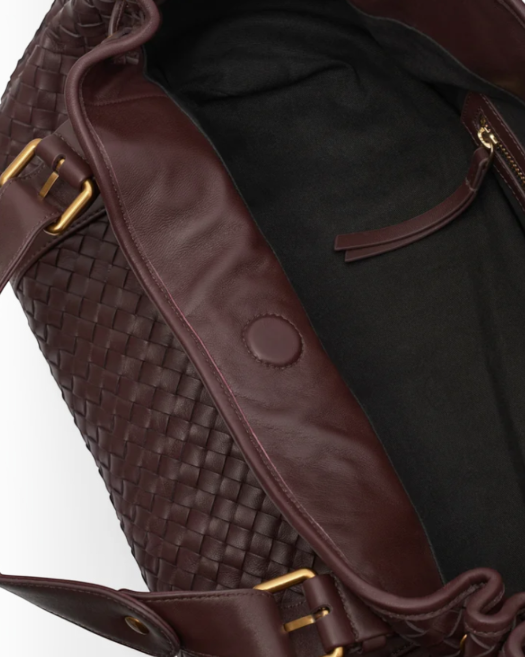 Gerard Darel - Sac À Main En Cuir Tressé 24H - Bordeaux