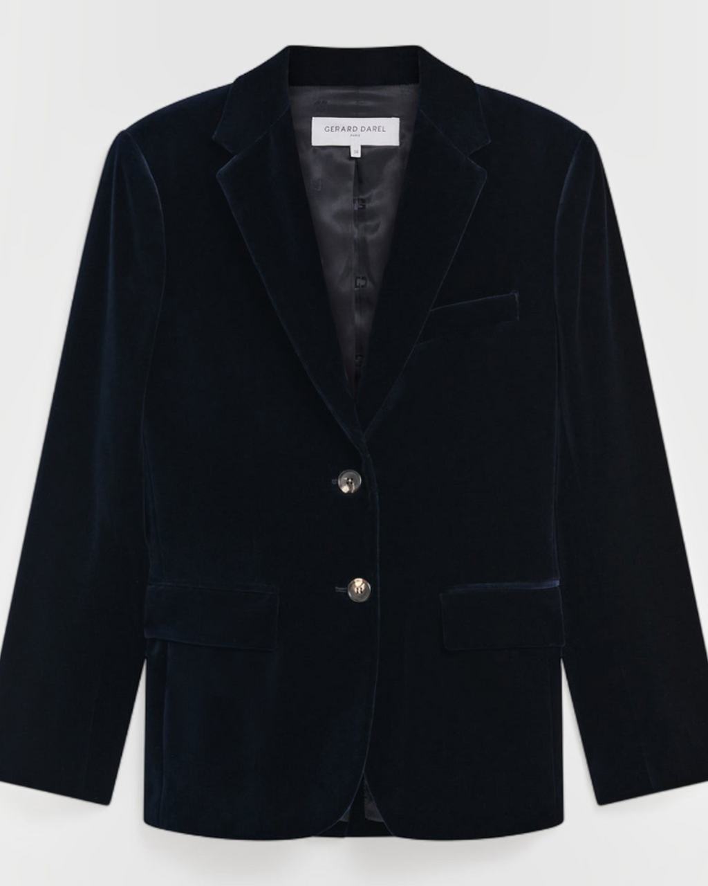 Gerard Darel - Ras Jyna Velvet Jacket - Navy