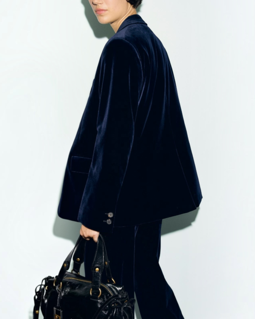 Gerard Darel - Ras Jyna Velvet Jacket - Navy