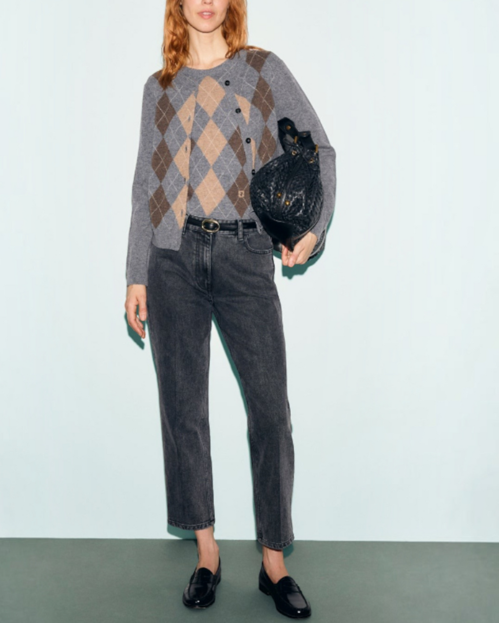 Gerard Darel - Rely Diamond Wool Vest - Grey