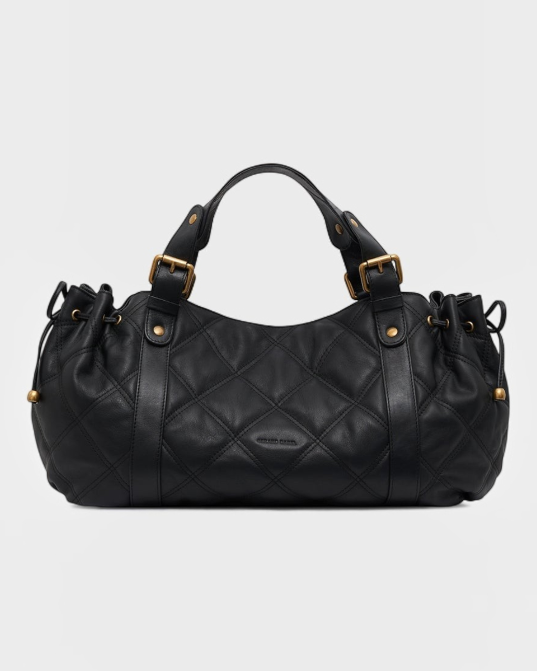 Gerard Darel - Sac À Main En Cuir Matelassé 24H - Noir