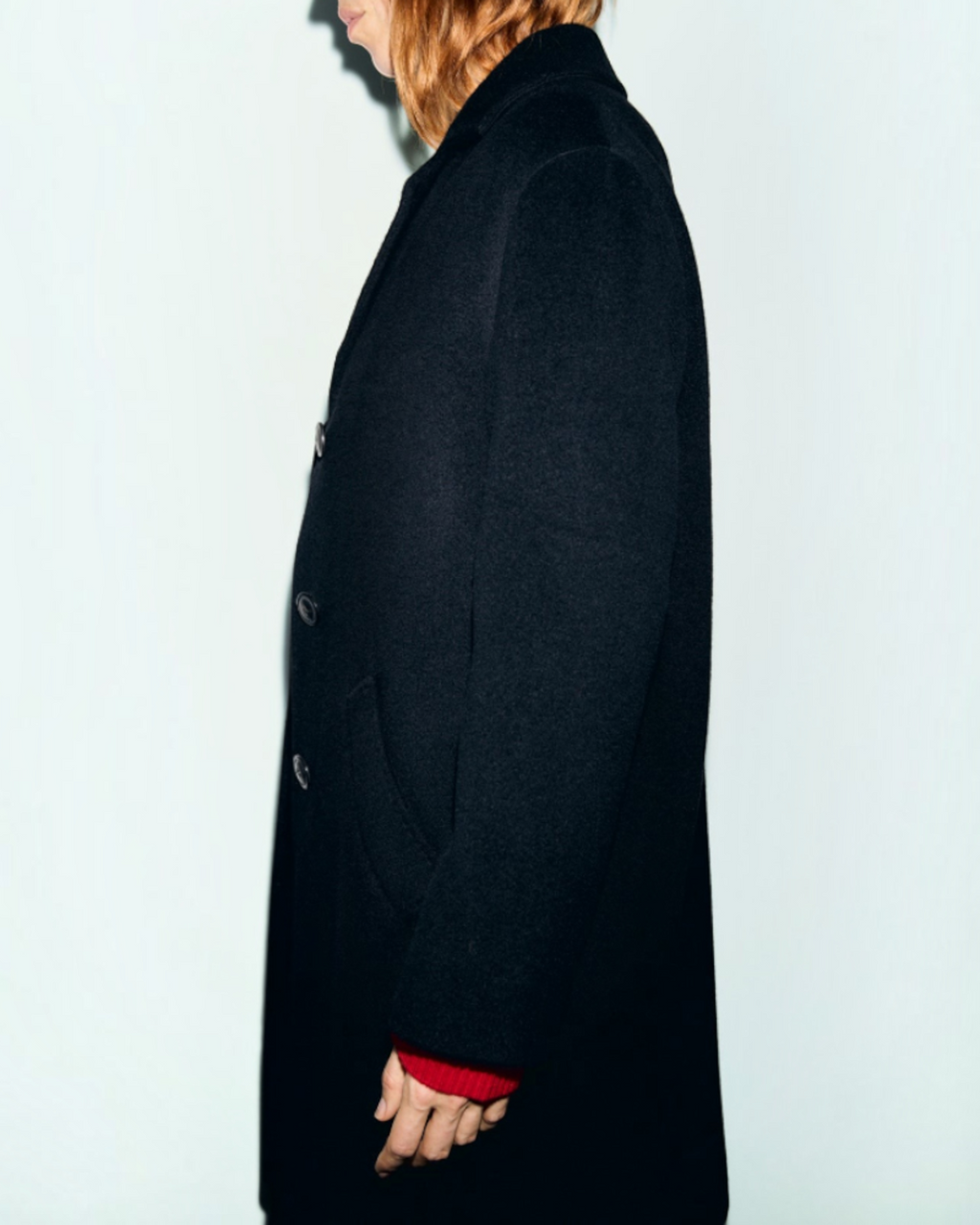Gerard Darel - Aelis Straight Wool And Angora Coat - Black