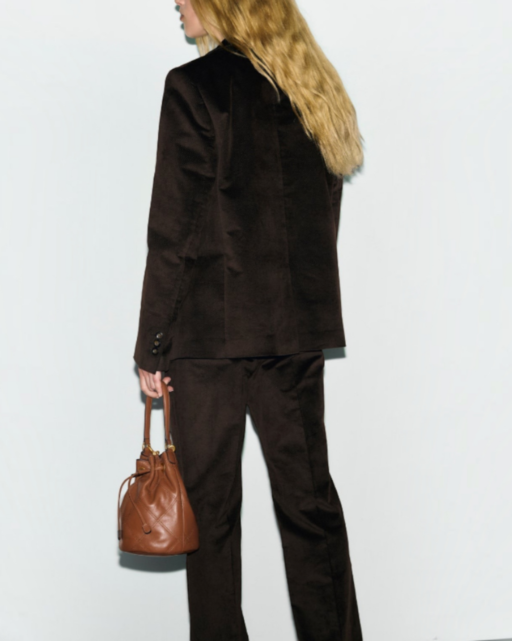 Gerard Darel - Veste En Velours Sergé Jem - Marron