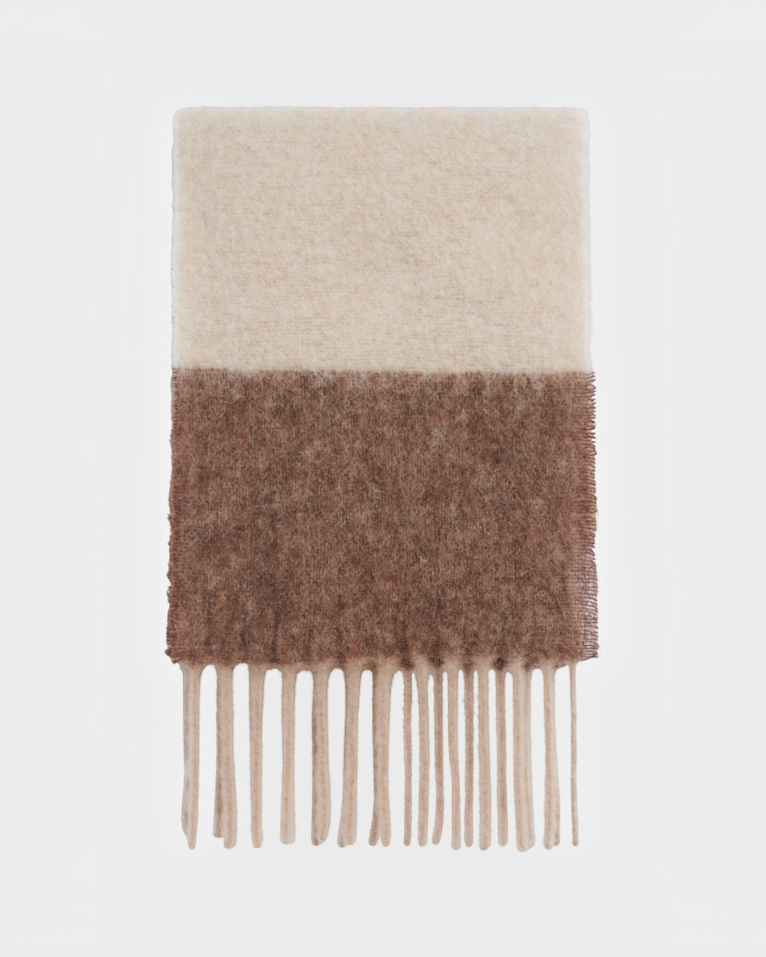 Gerard Darel - Syracuse Wide Striped Scarf - Beige