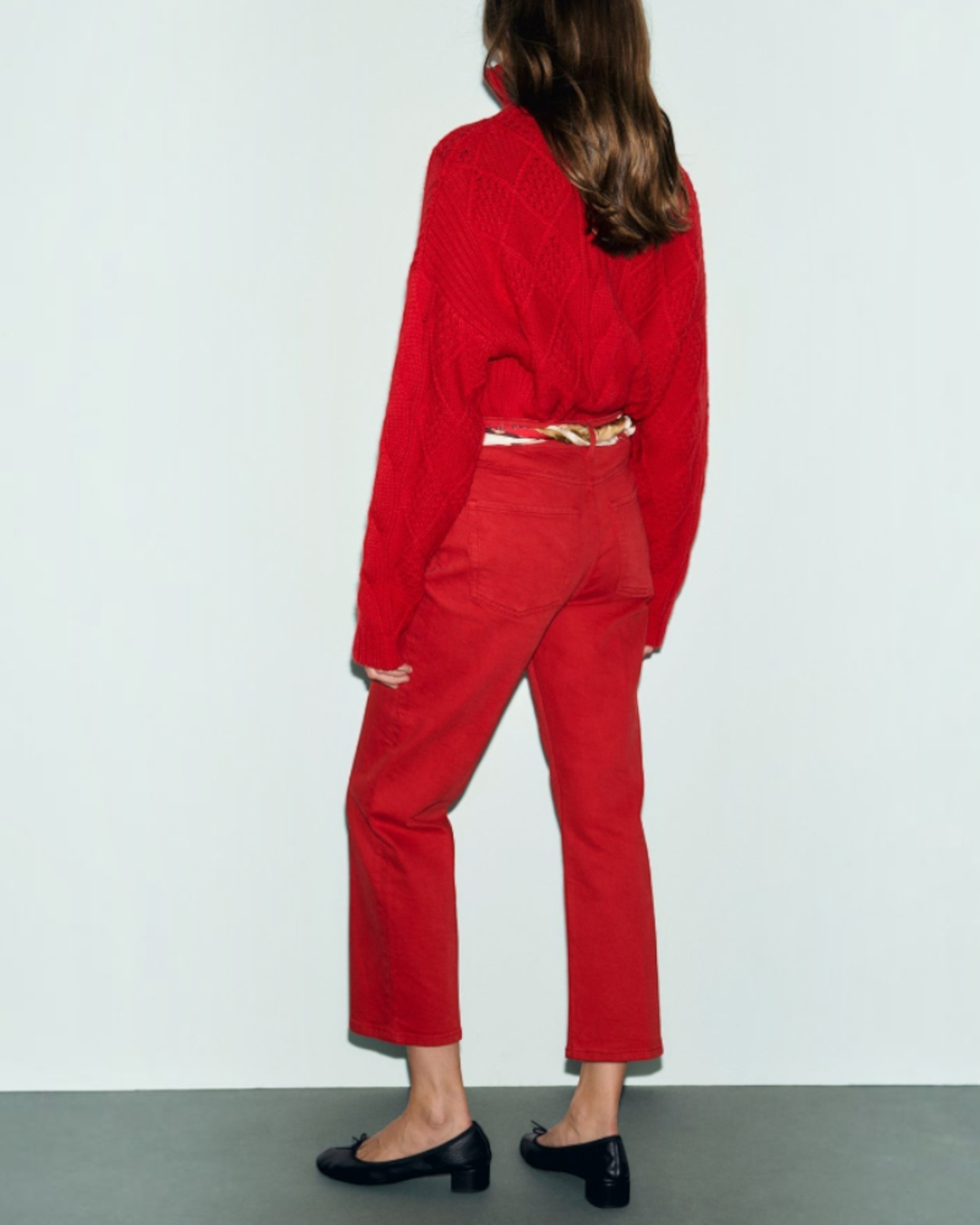 Gerard Darel - Jean Droit 7/8 Mirage - Rouge