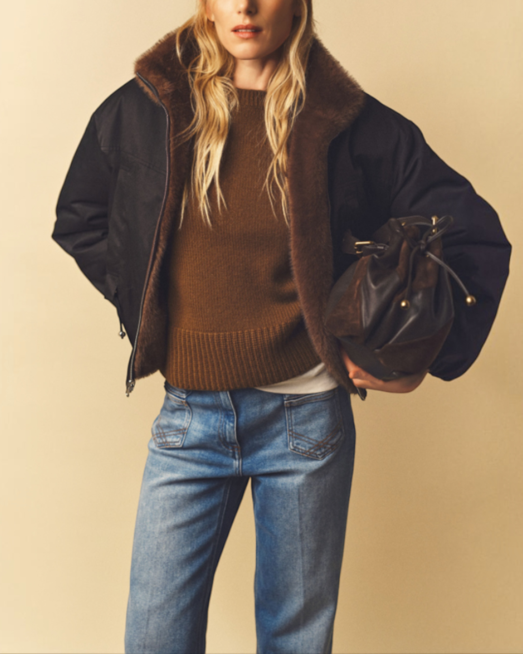 Gerard Darel - Aurora Short Lined And Reversible Parka - Brown