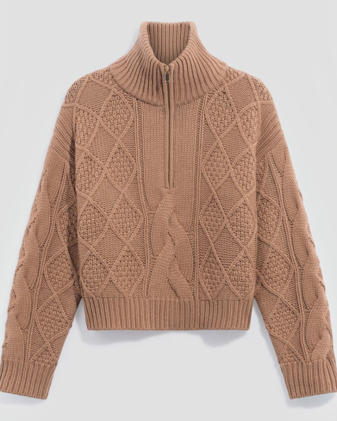Gerard Darel - Pull Camionneur À Torsades En Laine Roxy - Beige