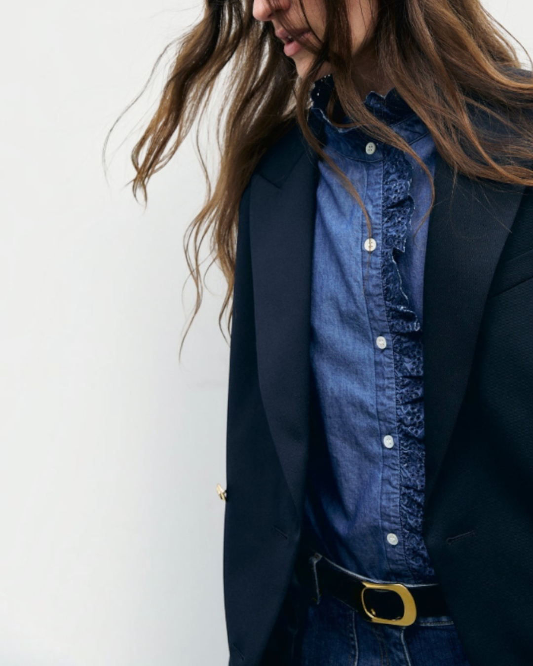 Gerard Darel - Blazer Croisé Junie - Marine