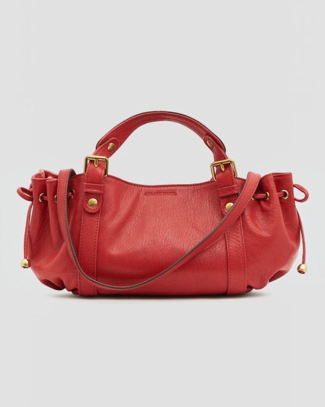 Merci x Gerard Darel - Mini Sac À Main En Cuir De Chèvre 12H - Rouge