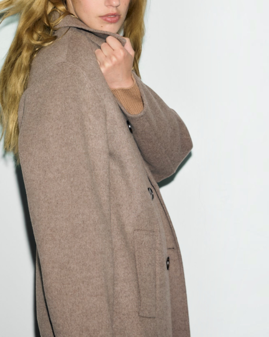 Gerard Darel - Aela Long Double Breasted Coat - Brown