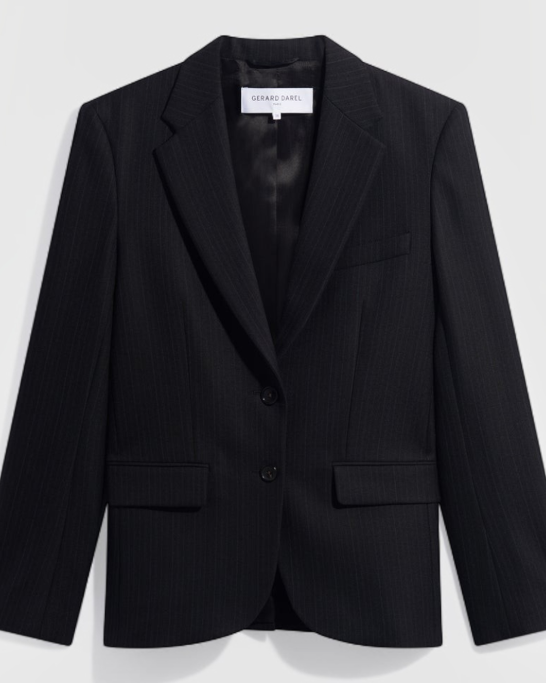 Gerard Darel - Justi Pinstripe Suit Jacket - Black