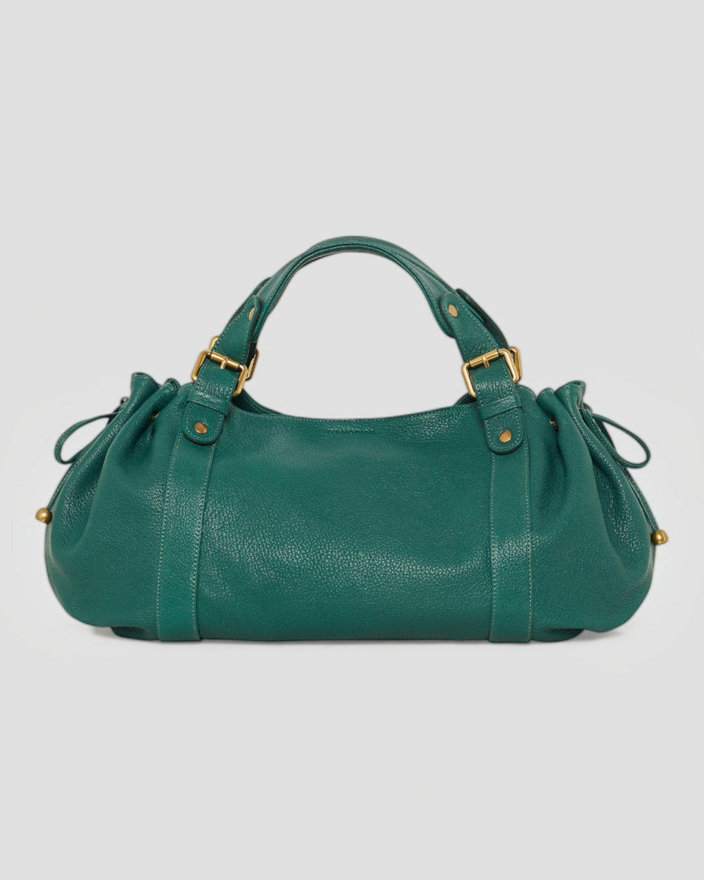 Merci x Gerard Darel - 24H Goat Leather Handbag - Green