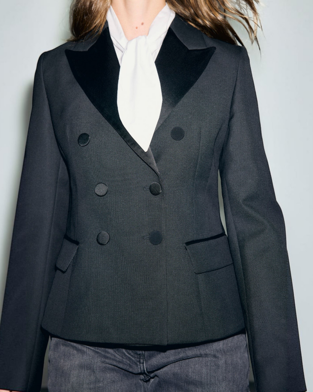 Gerard Darel - Veste Croisée De Smoking Joe - Noir