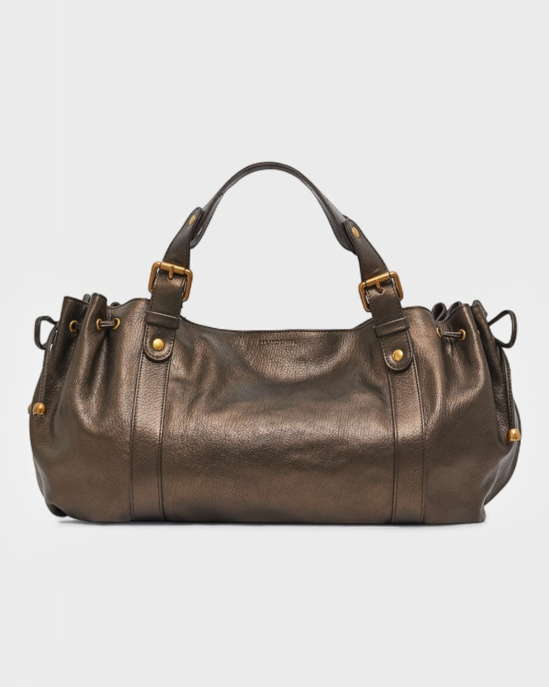 Gerard Darel - Sac À Main En Cuir Métallique 24H - Or