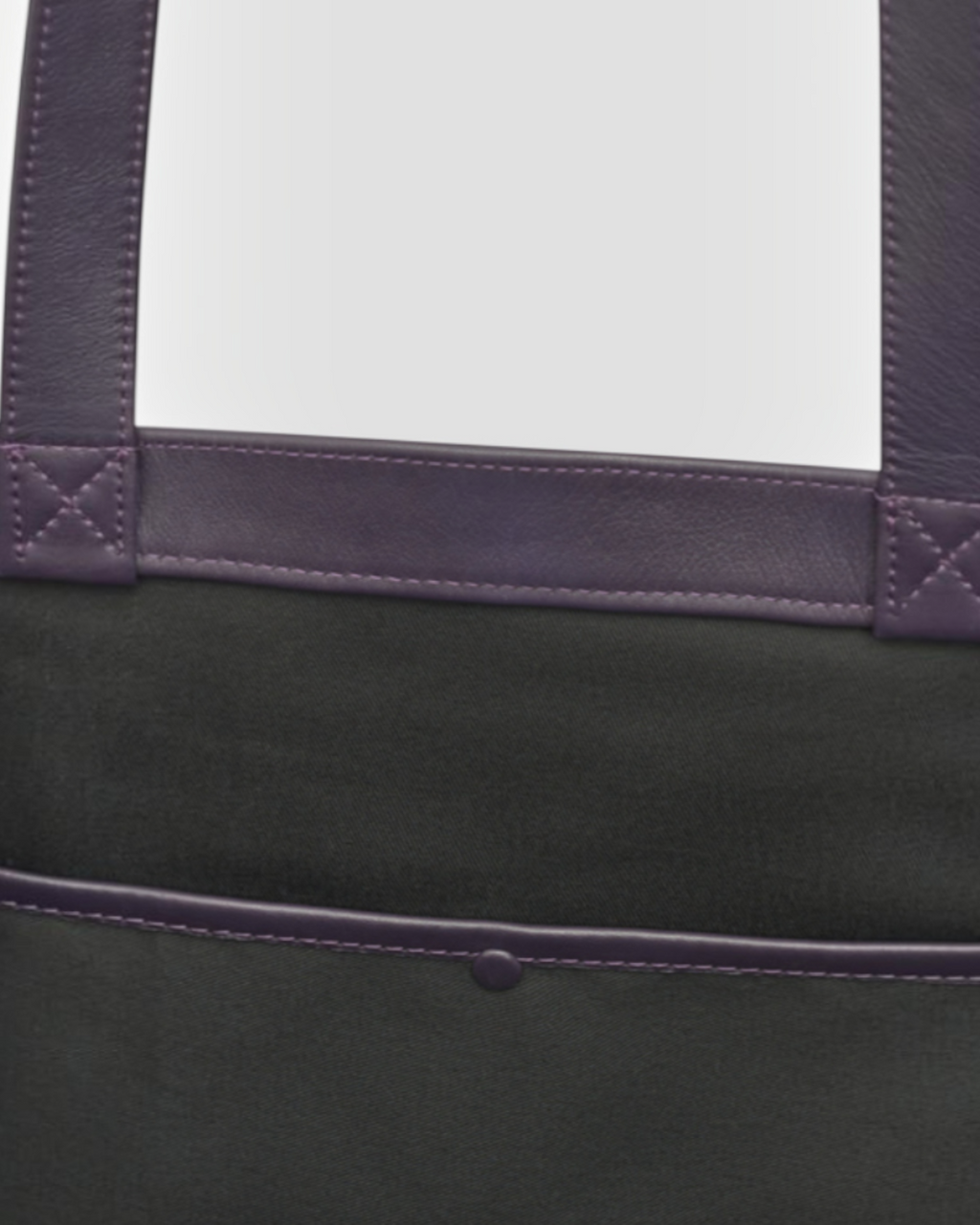 Merci x Gerard Darel - Totebag En Cuir - Aubergine