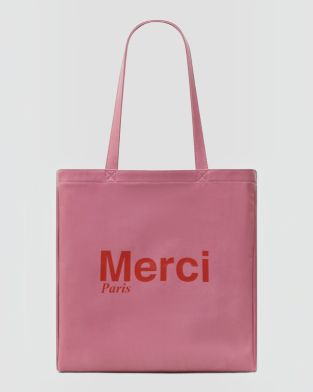 Merci x Gerard Darel - Totebag En Cuir - Rose
